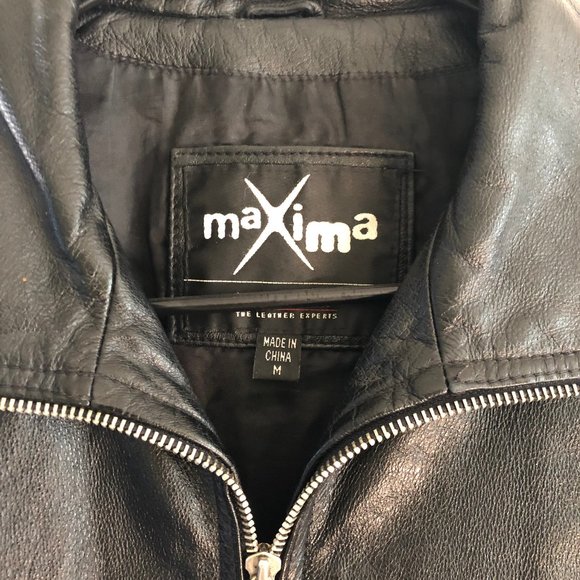 Vintage Leather Jacket Women's Size M - Picture 2 of 4